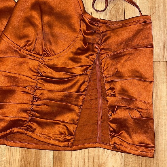 Forever 21 cropped corset style top size M - Picture 7 of 12